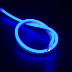 LED neon flex 220V blauw IP67 dimbaar per-meter plug & play