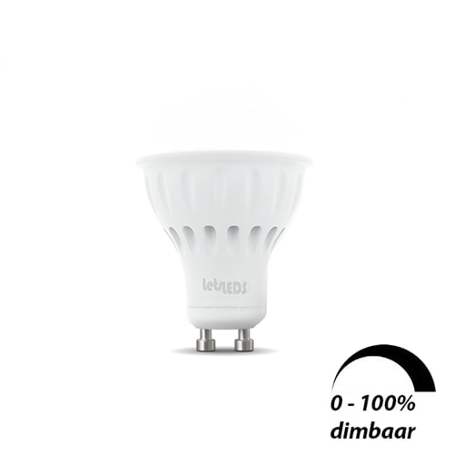 LED lamp GU10 6Watt dimbaar 220Volt 2 stuks